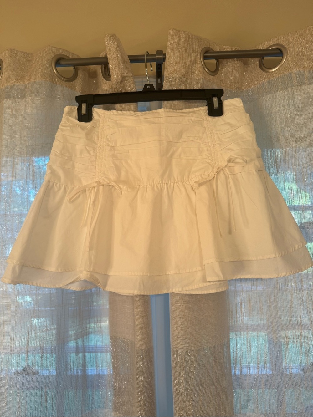 White Women's Ruched Skort